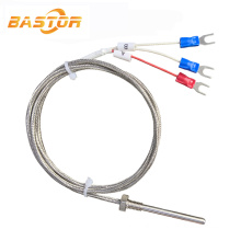 high accuracy probe m6 screw temperature sensores 3 wire rtd pt 100